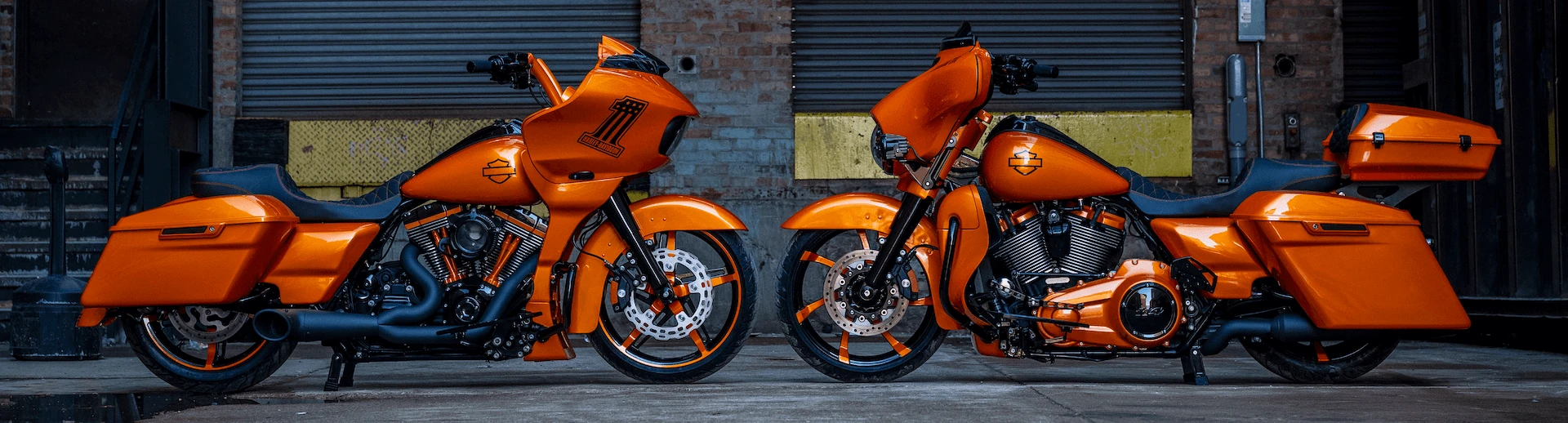 RENEGADE and BLAZE - Both Custom Harleys